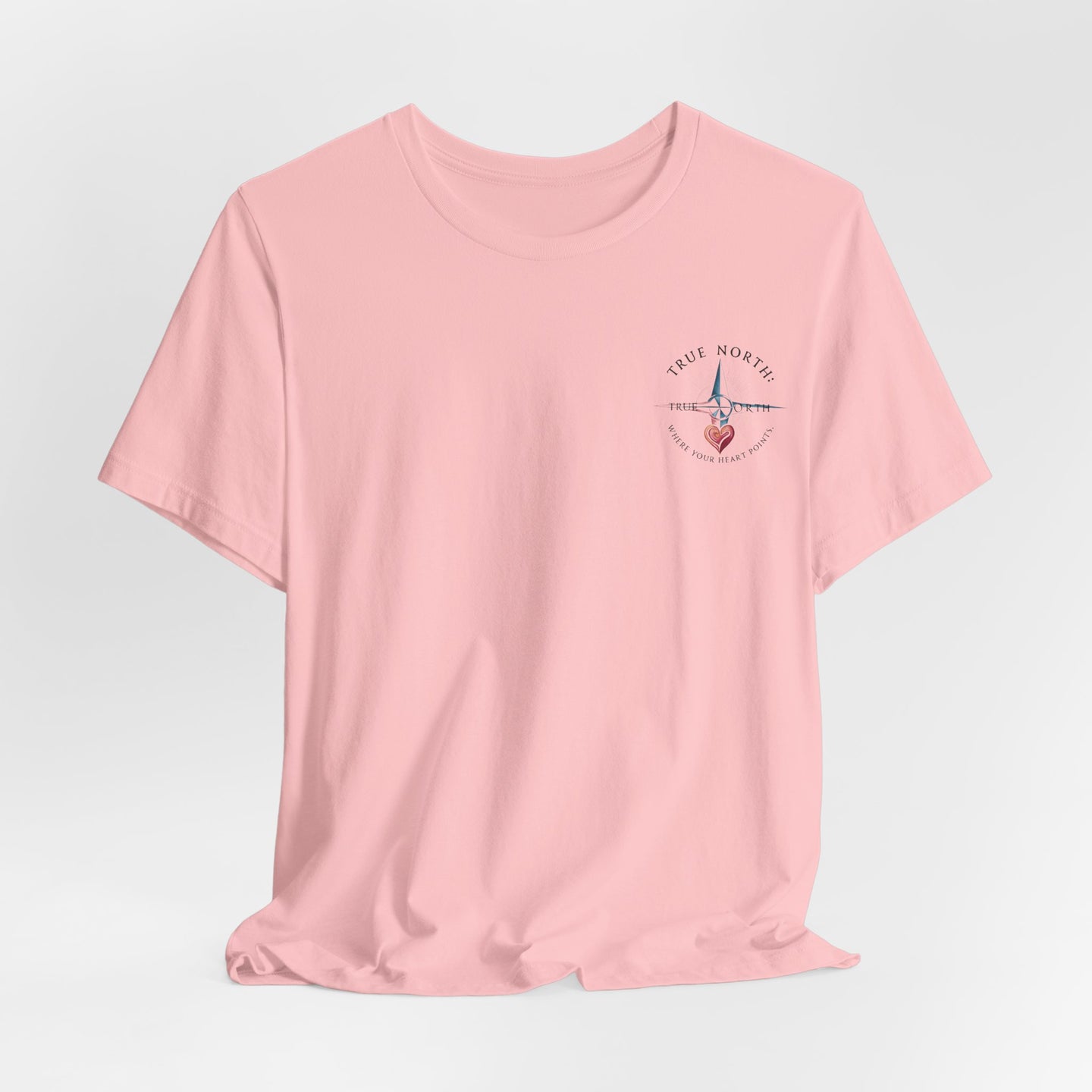 "True North: Where Your Heart Points - Elegant Compass Tee